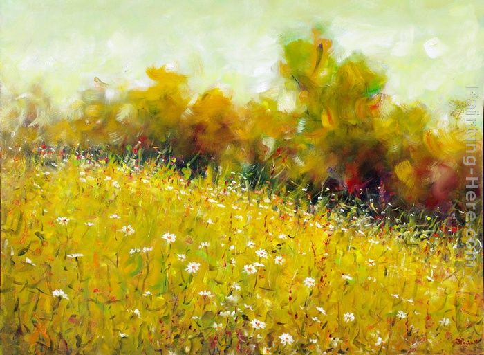 Golden Glade painting - Ioan Popei Golden Glade art painting